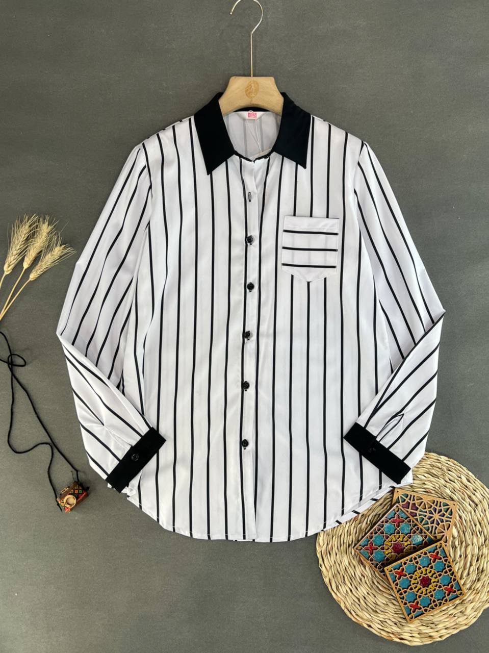 شومیز راه راه اسپرت کد 411867