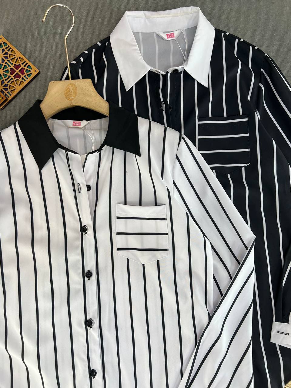 شومیز راه راه اسپرت کد 411867