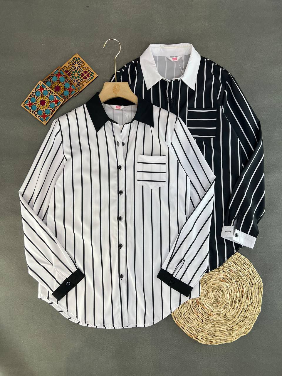 شومیز راه راه اسپرت کد 411867