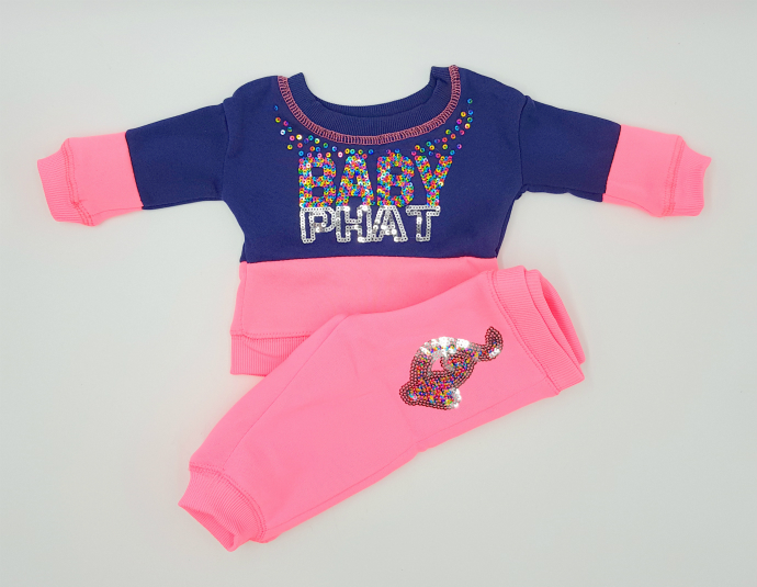 *ست  بلوز و شلوار دخترانه سایز 5 تا 6 سال برند Baby Phat کد 10065502