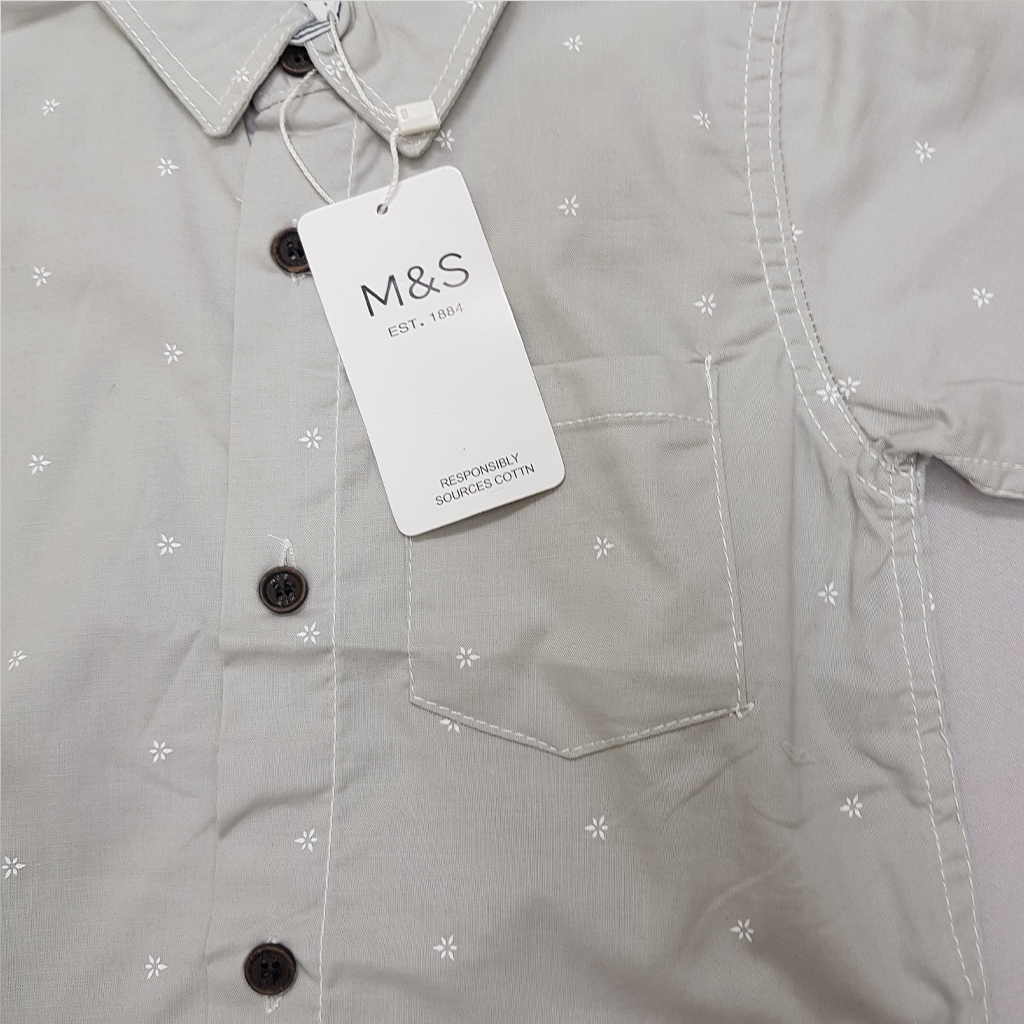 پیراهن پسرانه 39951 سایز 3 تا 14 سال مارک M&S