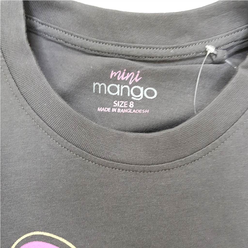 تی شرت دخترانه 39964 سایز 8 تا 16 سال مارک MANGO