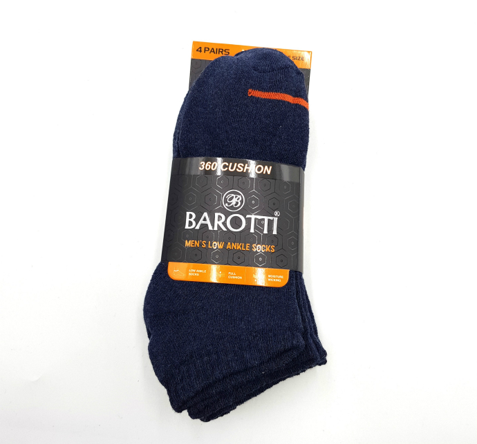 جوراب مردانه بسته 4 عددی فری سایز برند Barotti کد 10064638