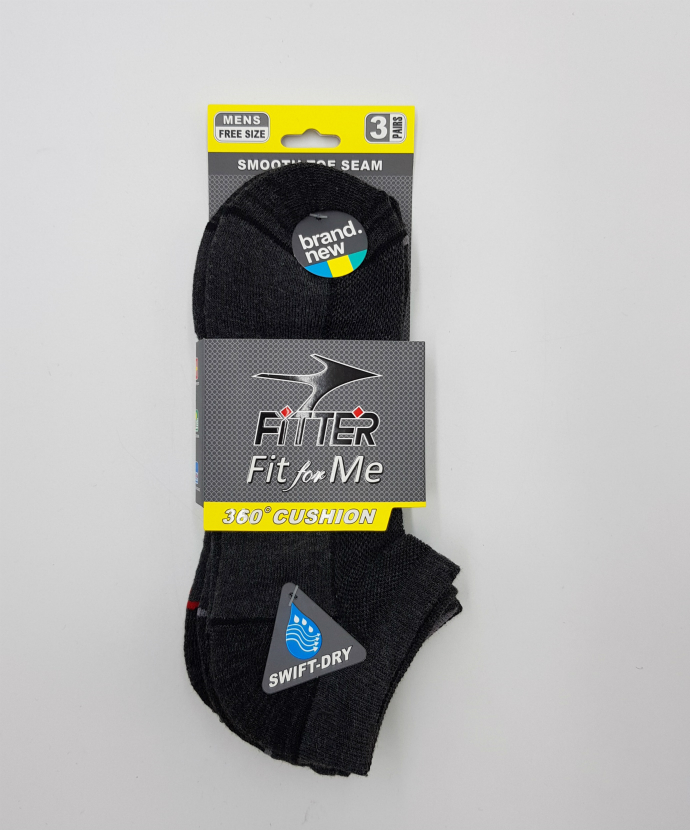 جوراب مردانه بسته 3 عددی فری سایز برند Fitter Fit For Me کد 10063607