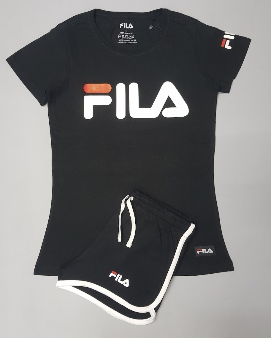 ست تی شرت و شرت زنانه سایز L   XL   2XL برند Fila کد 10093454