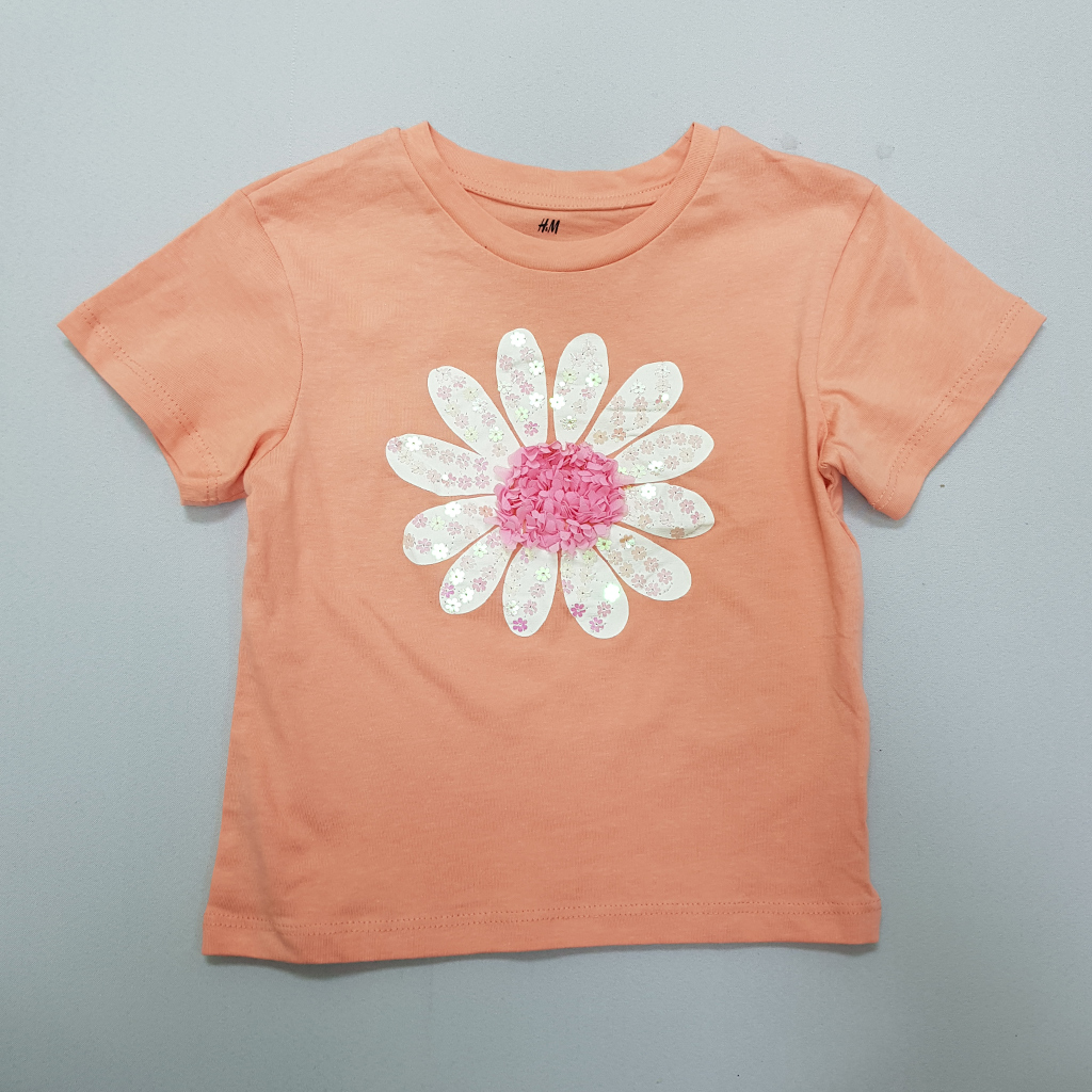 تی شرت دخترانه 40067 سایز 1.5 تا 10 سال مارک H&M