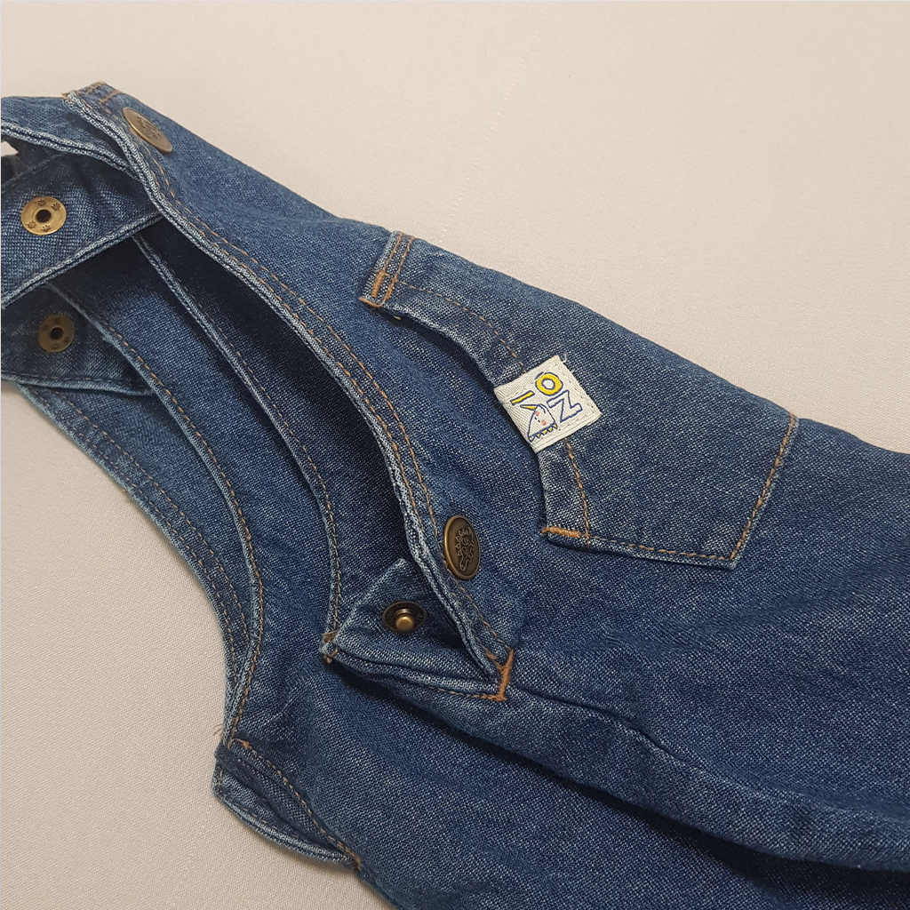 پیشبندار جینز دخترانه 40363 سایز 3 تا 24 ماه مارک MAX