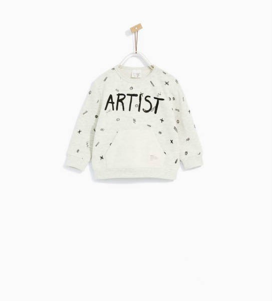 پلیور پسرانه 16668 سایز 6 ماه تا 4 سال مارک ZARA