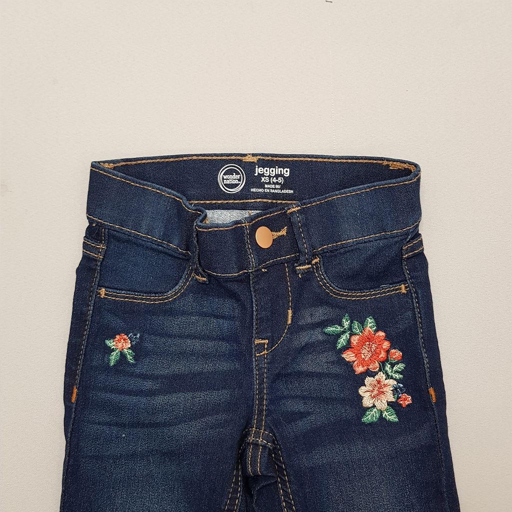 شلوار جینز دخترانه 40475 سایز 4 تا 16 سال مارک WonderNation