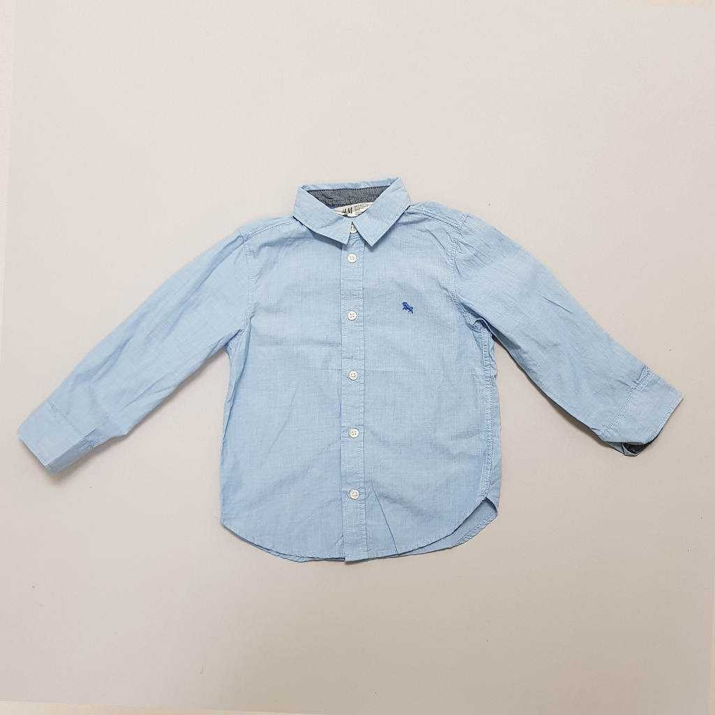 پیراهن پسرانه 40485 سایز 2 تا 14 سال کد 2 مارک H&M