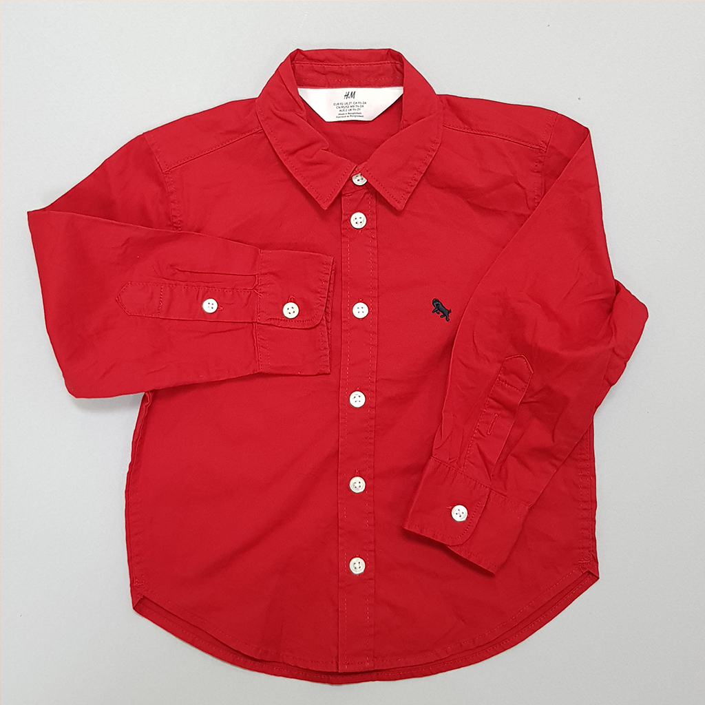 پیراهن پسرانه 40485 سایز 1.5 تا 9 سال کد 8 مارک H&M