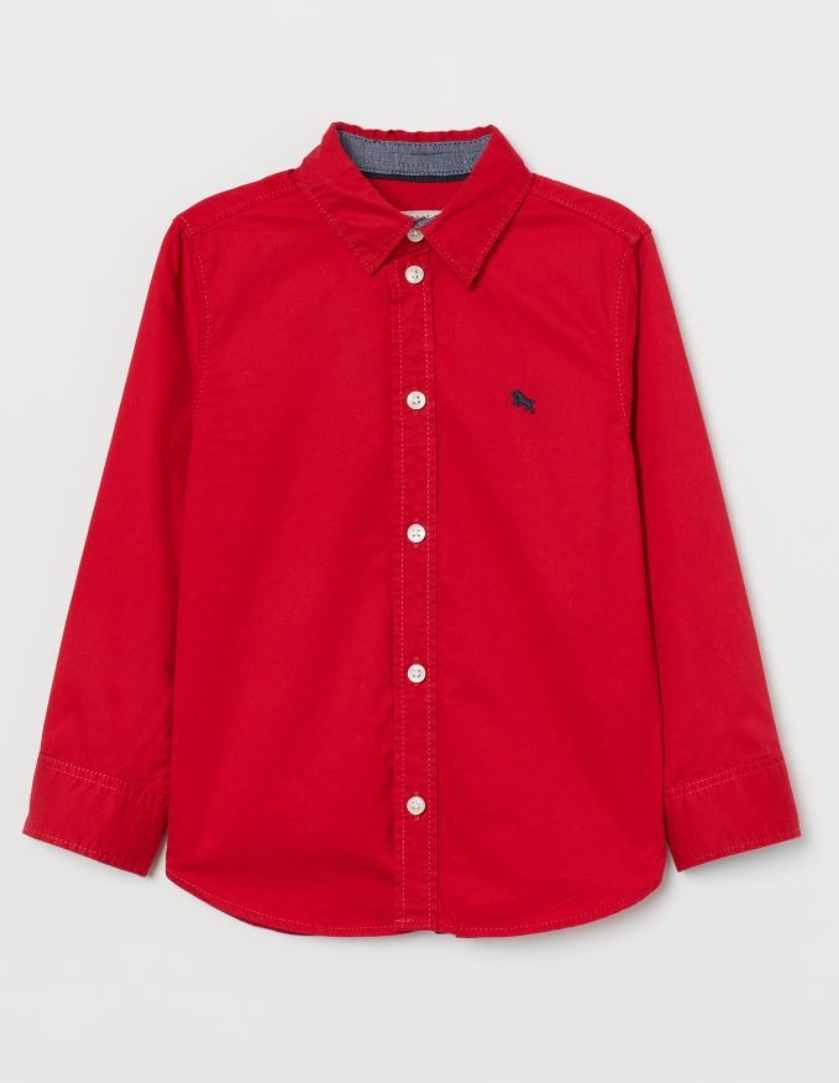 پیراهن پسرانه 40485 سایز 1.5 تا 9 سال کد 8 مارک H&M