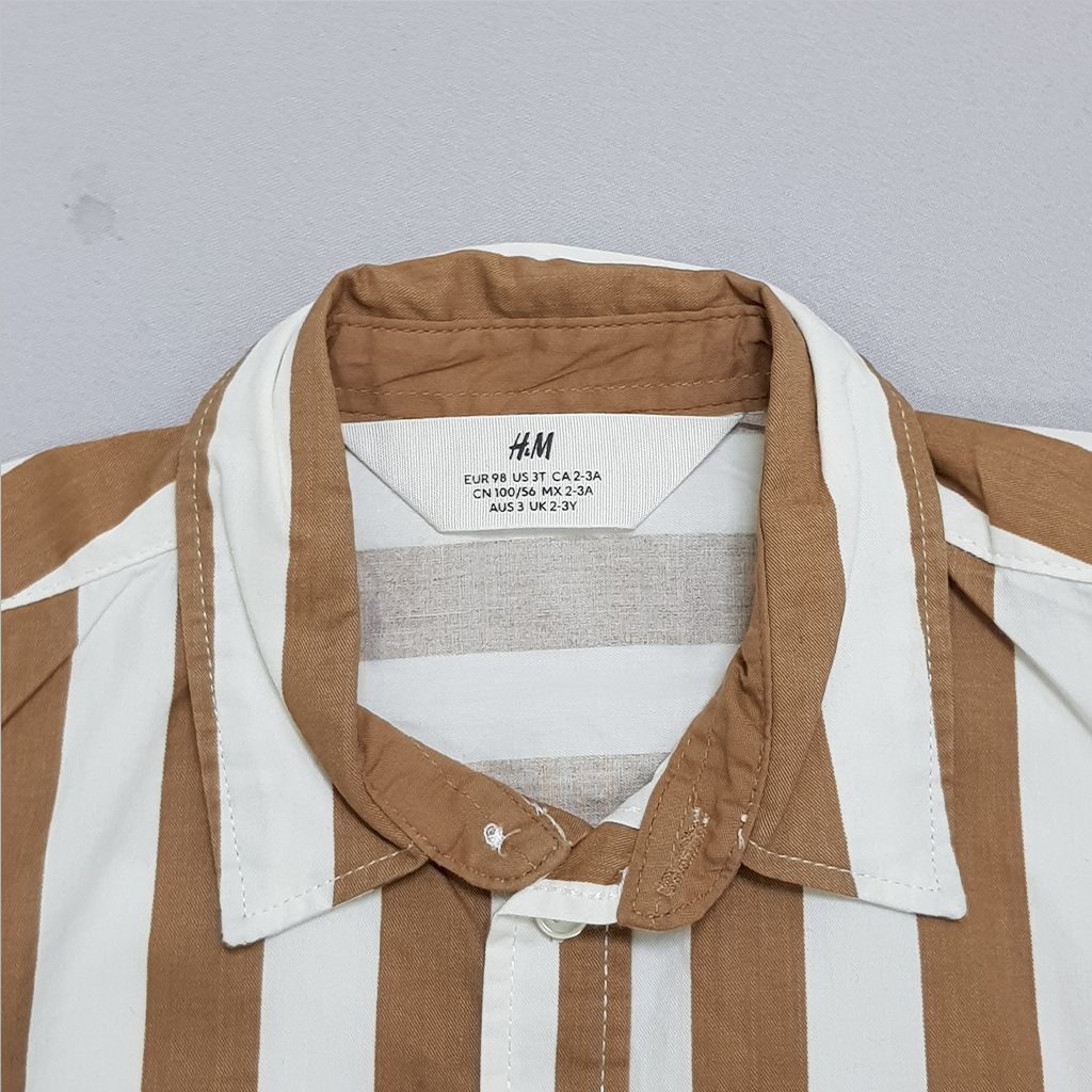 پیراهن پسرانه 40485 سایز 1.5 تا 10 سال کد 10 مارک H&M