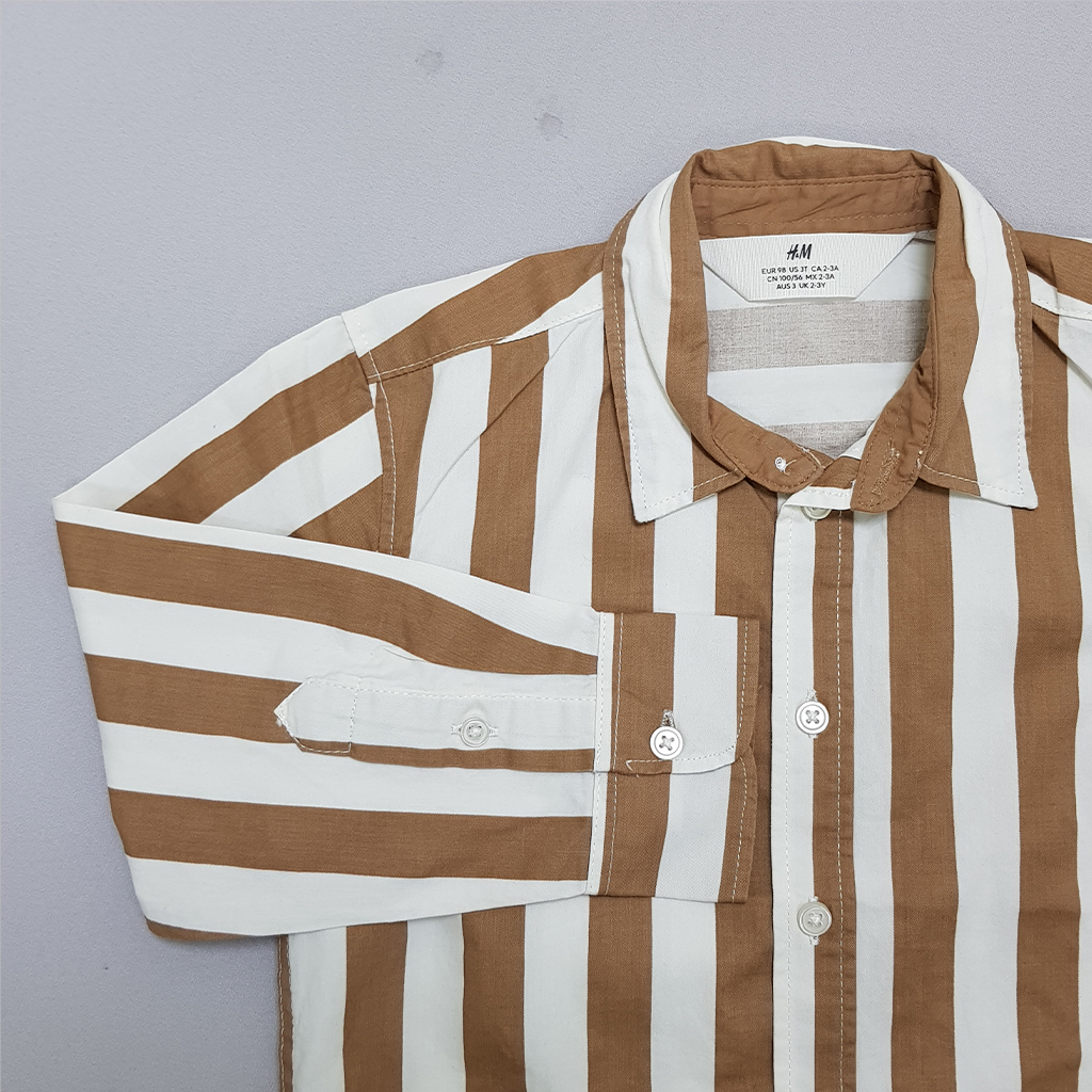 پیراهن پسرانه 40485 سایز 1.5 تا 10 سال کد 10 مارک H&M