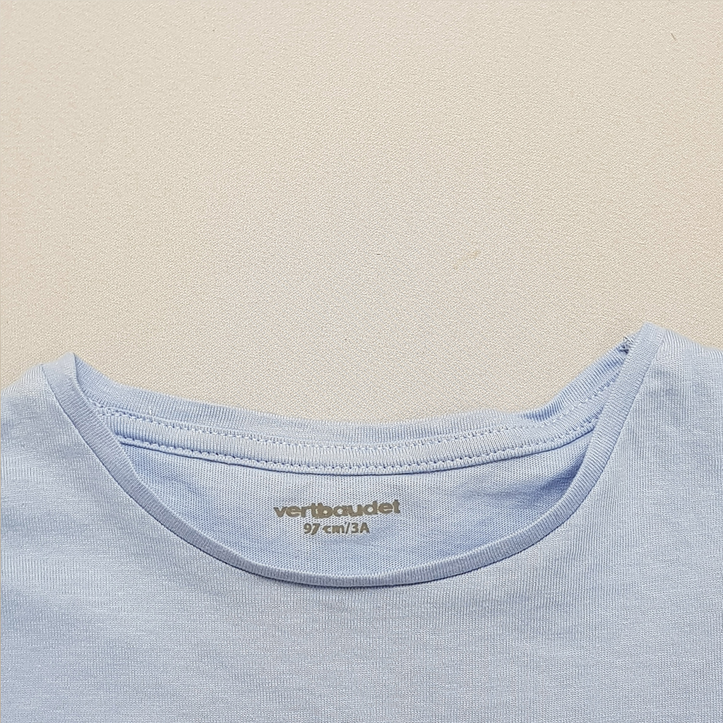 تی شرت دخترانه 40609 سایز 2 تا 14 سال مارک VertBaudet