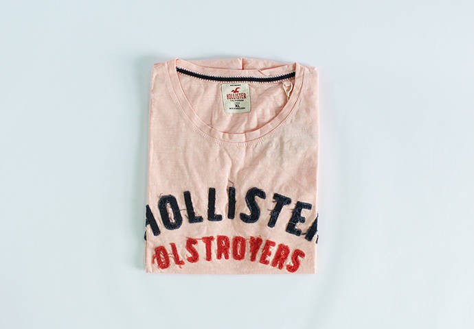 تی شرت زنانه 25137 مارک HOLLISTER