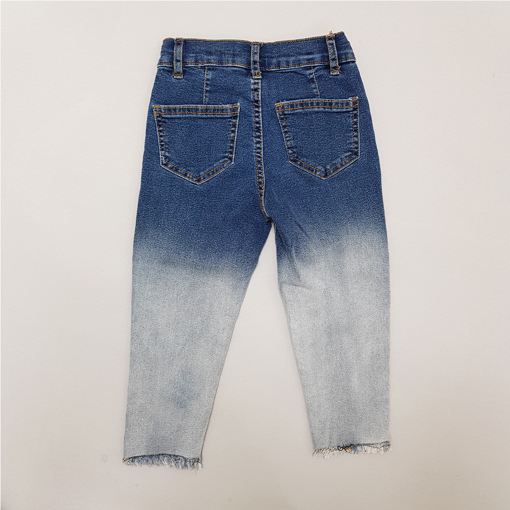 شلوار جینز دخترانه 40702 سایز 2 تا 14 سال مارک Cotton Kids