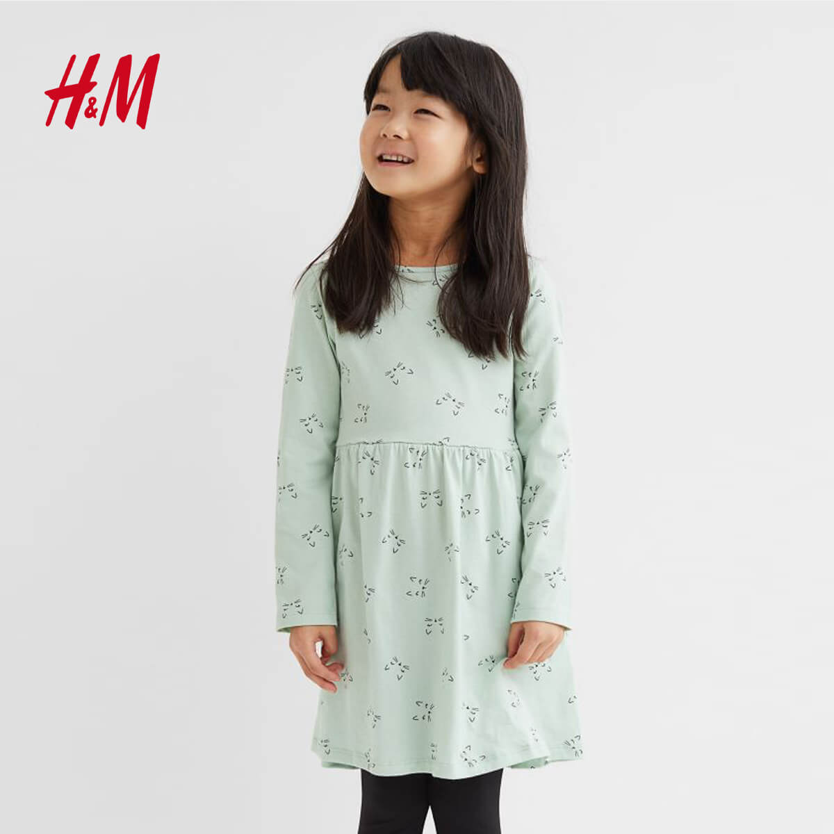 سارافون دخترانه 40767 سایز 1.5 تا 10 سال مارک H&M