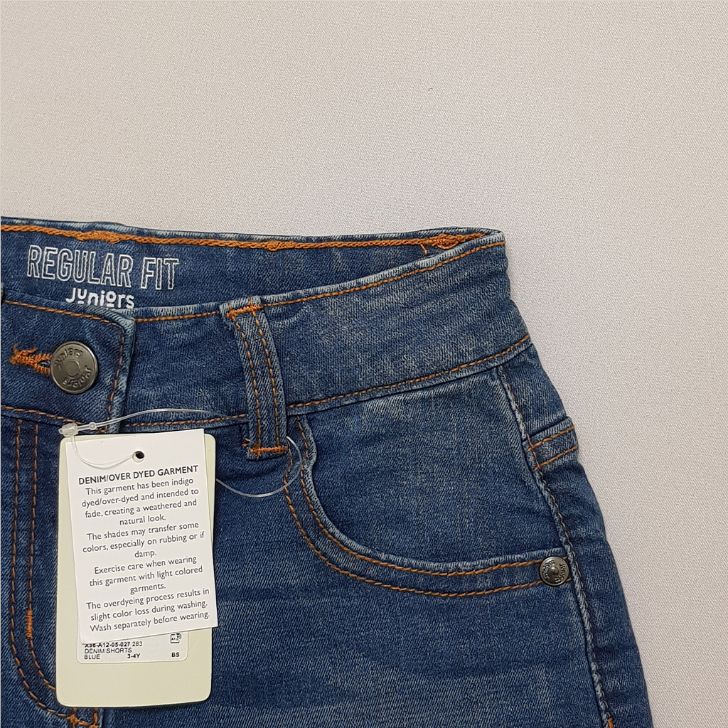 شلوارک جینز دخترانه 40743 سایز 1.5 تا 14 سال مارک JUNIORS