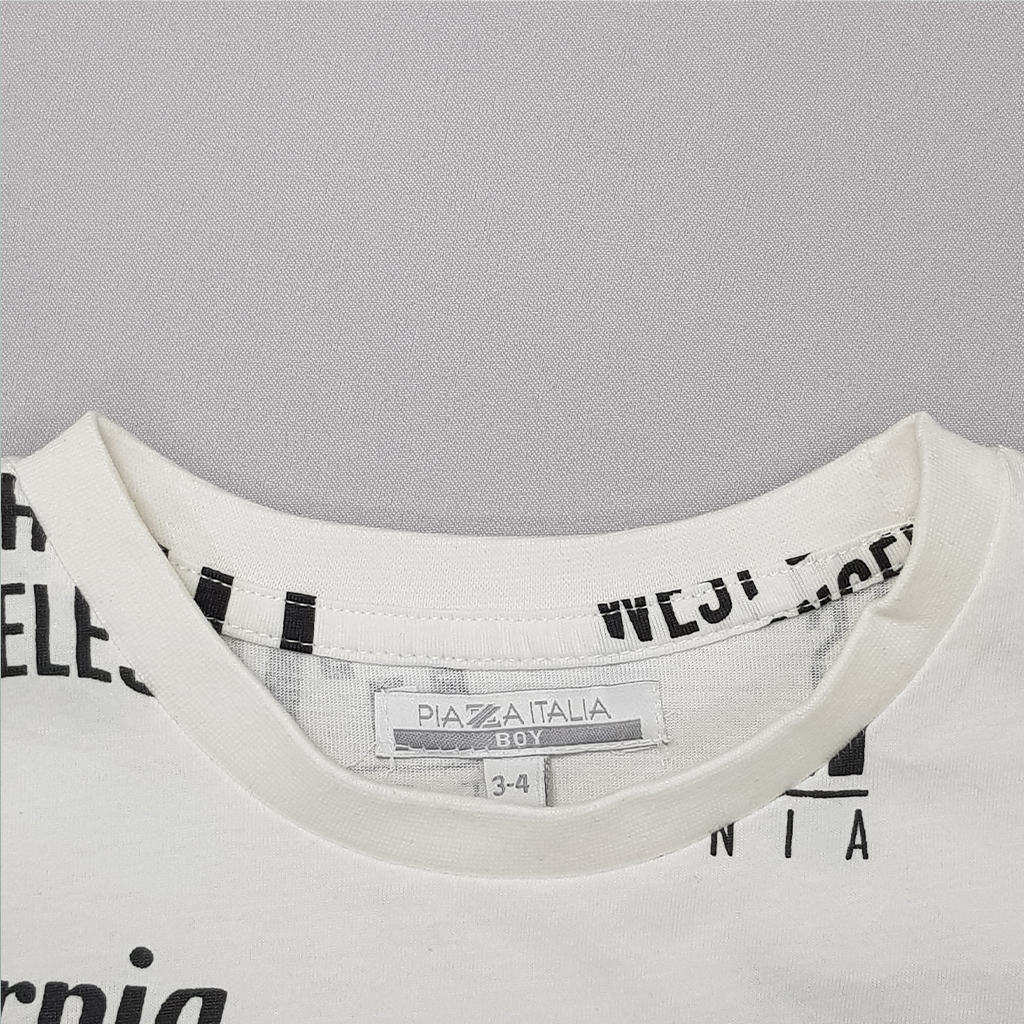 تی شرت پسرانه 40829 سایز 3 تا 14 سال مارک PIAZA ITALIA
