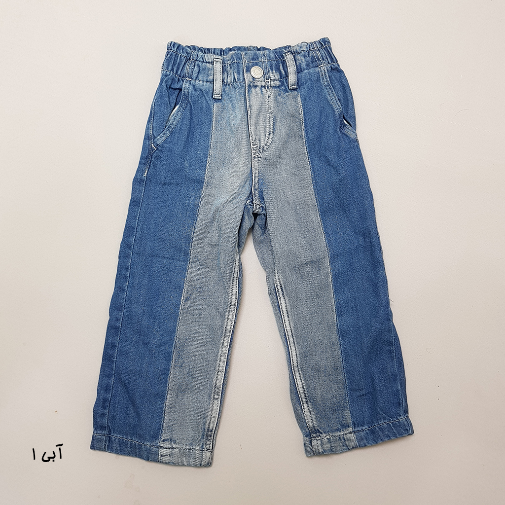 شلوار جینز دخترانه 40830 سایز 1.5 تا 14 سال مارک H&M