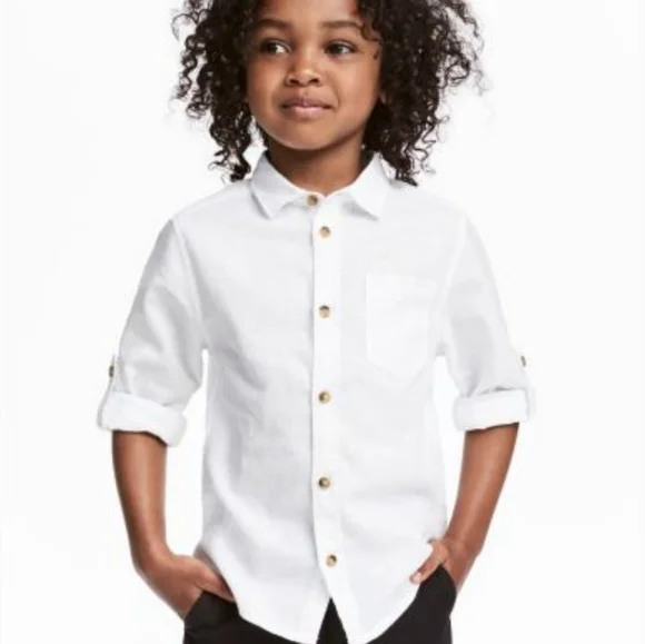 پیراهن پسرانه 40859 سایز 1.5 تا 12 سال مارک H&M