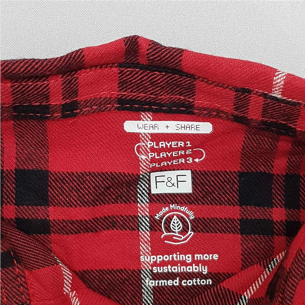 پیراهن پسرانه 40850 سایز 4 تا 14 سال مارک F&F
