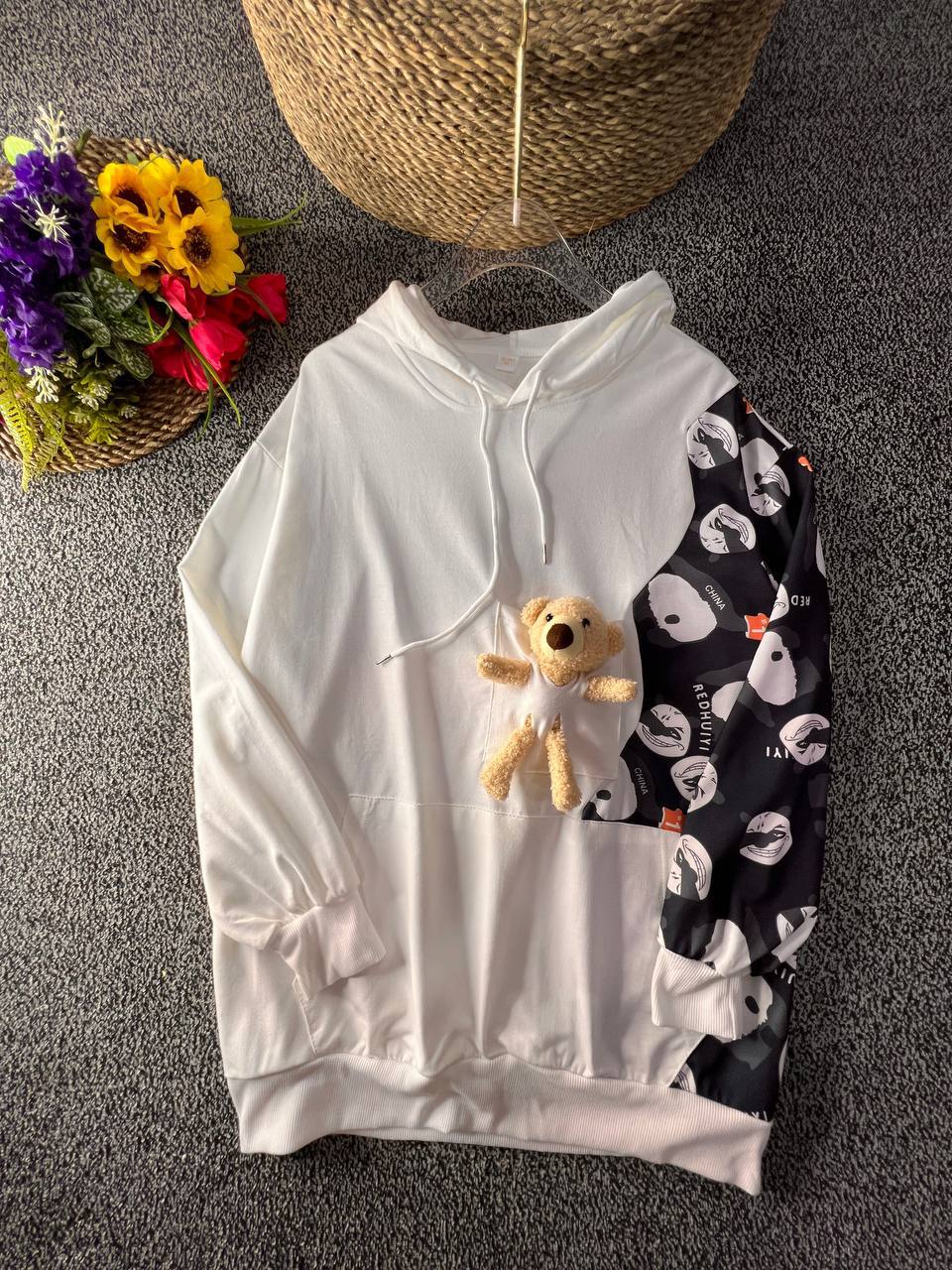 هودی اسپرت عروسکی زنانه کد 412605