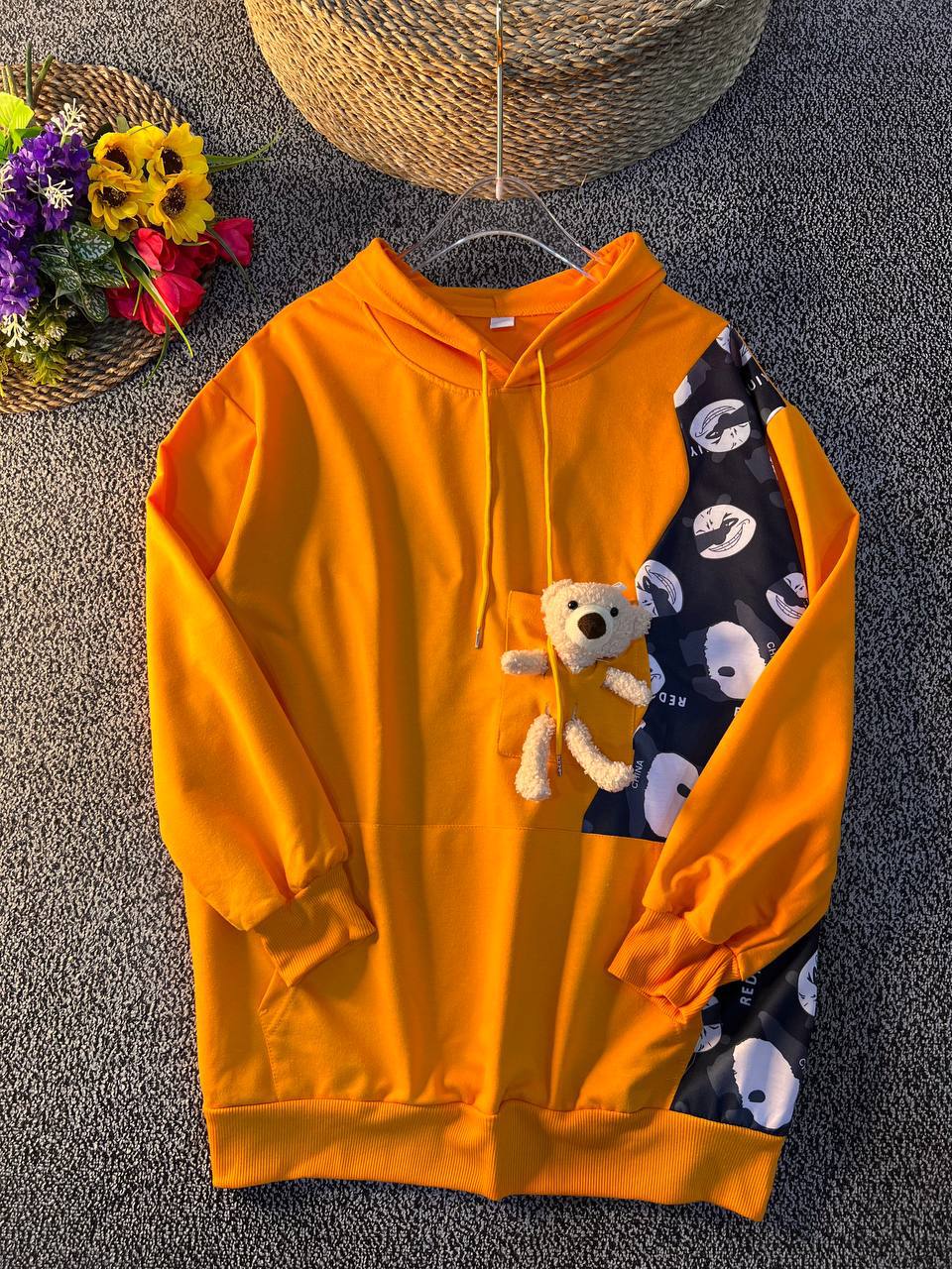 هودی اسپرت عروسکی زنانه کد 412605