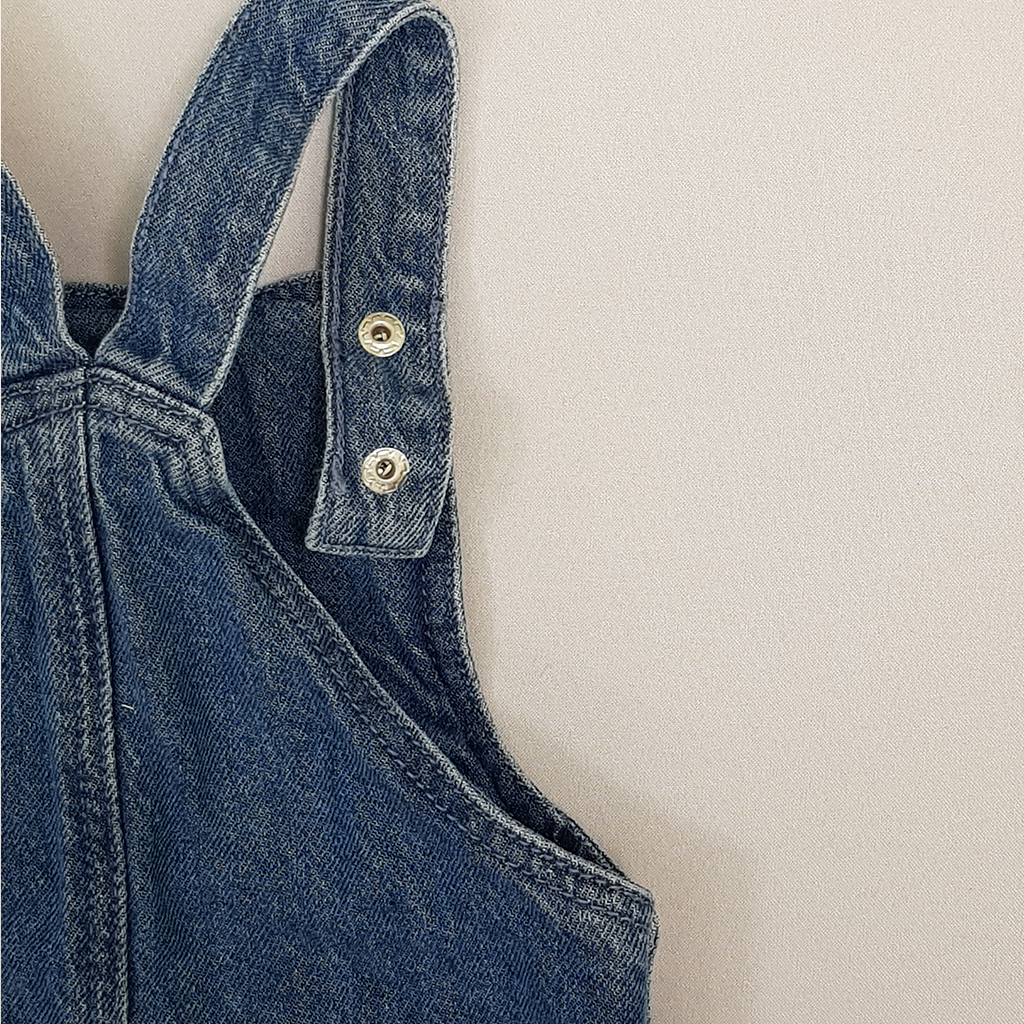 پیشبندار جینز دخترانه 20107 سایز 3 تا 36 ماه