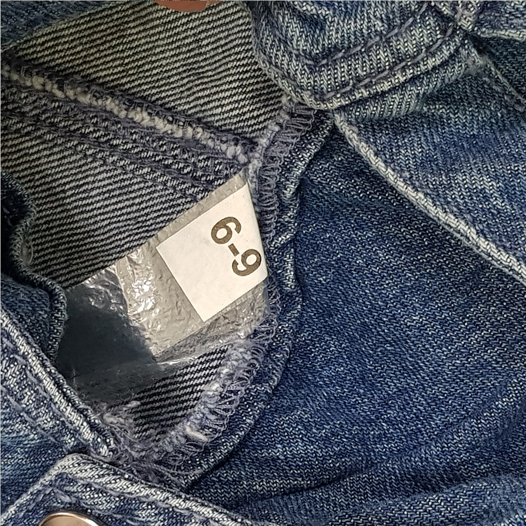 پیشبندار جینز دخترانه 20107 سایز 3 تا 36 ماه