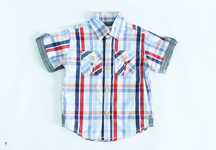 پیراهن پسرانه 100068 سایز 0 تا 3 سال مارک H&M