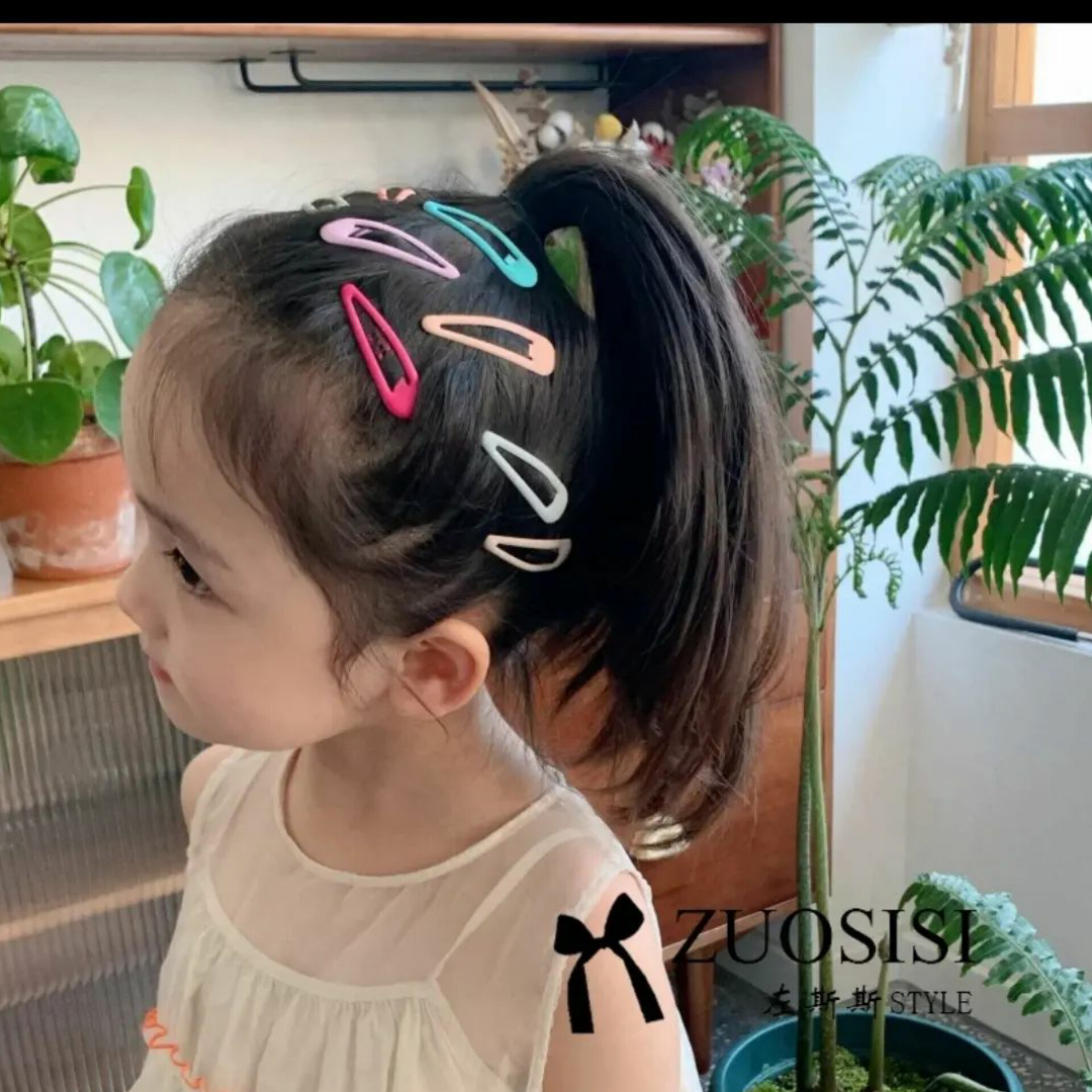 گیره فلزی ساده رنگی کد 3040