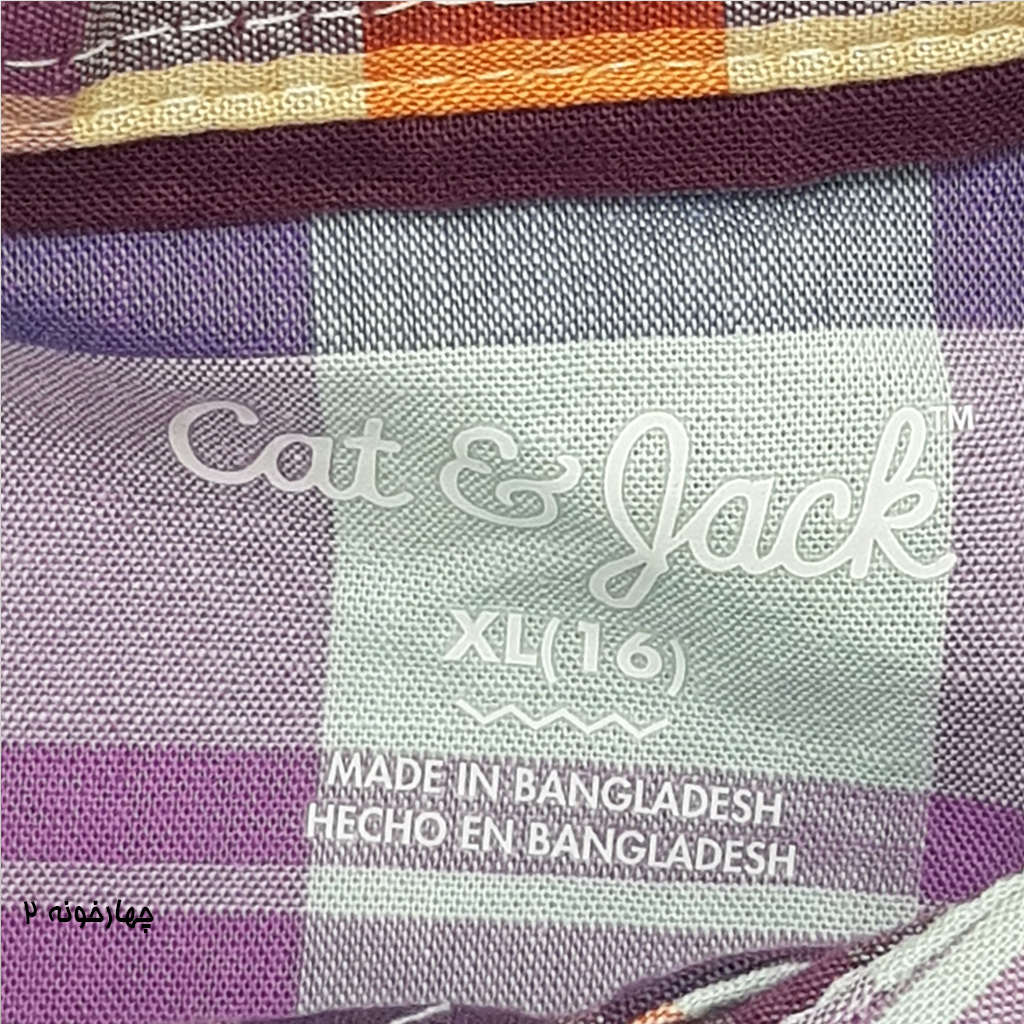 پیراهن پسرانه 20198 سایز 4 تا 16 سال مارک Cat&Jack