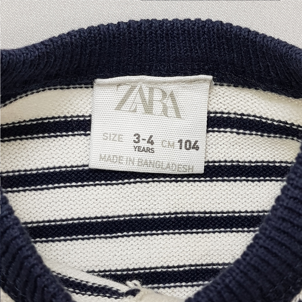 بافت دخترانه 20351 سایز 2 تا 7 سال مارک ZARA