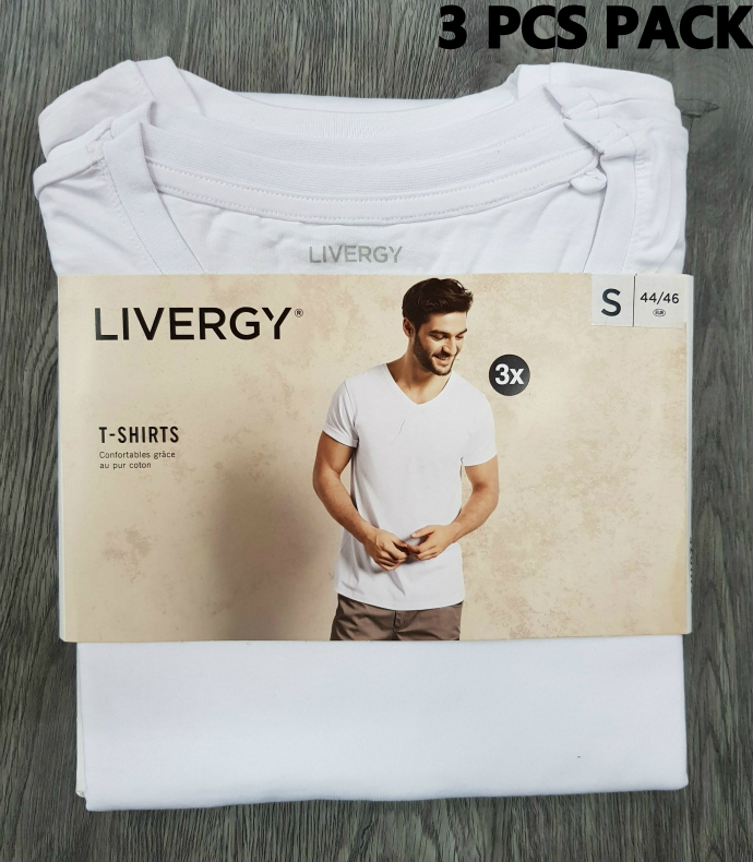 تی شرت مردانه بسته 3 تایی برند LIVERGY کد47521