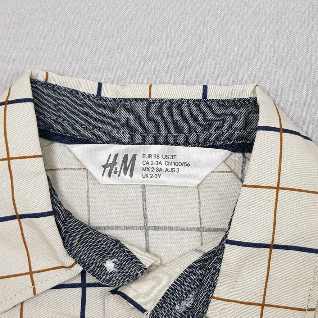 پیراهن پسرانه 20687 سایز 1.5 تا 14 سال مارک H&M