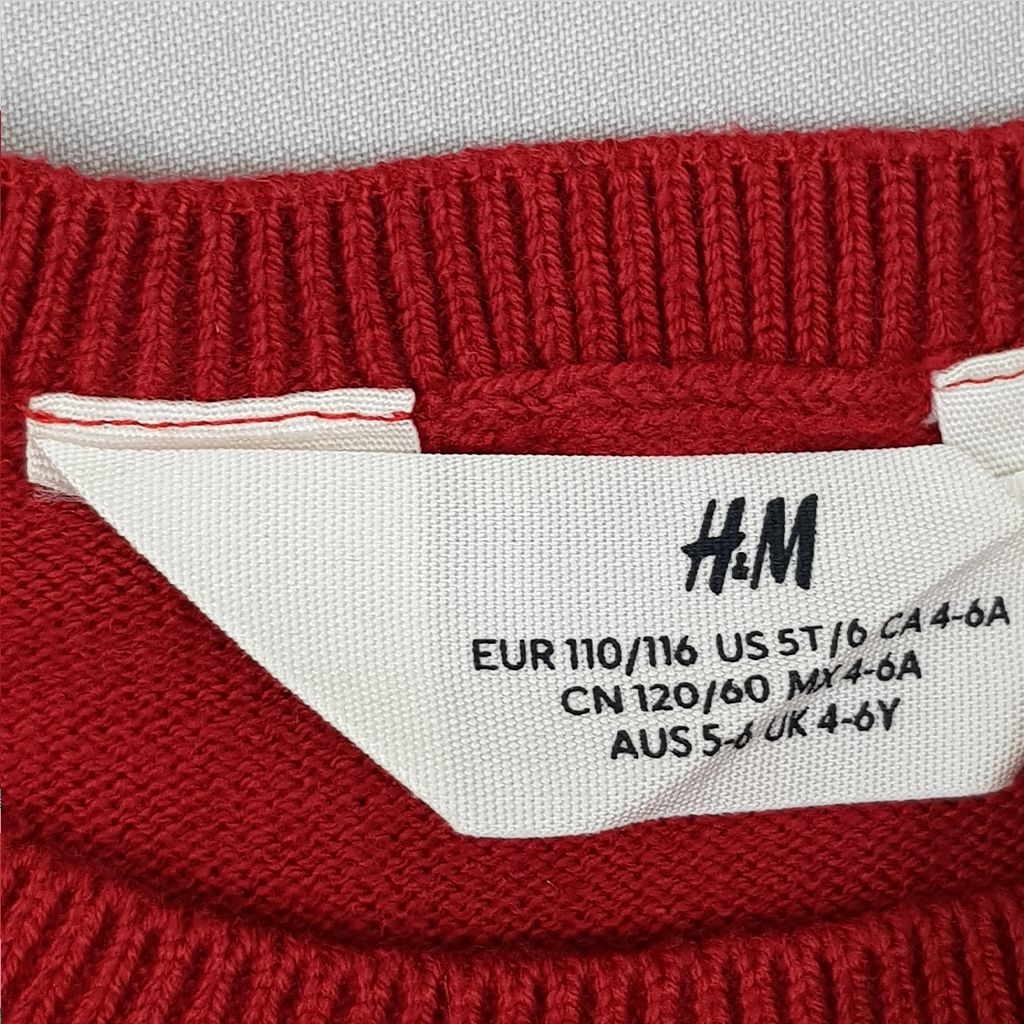 بافت دخترانه 20788 سایز 1.5 تا 10 سال مارک H&M