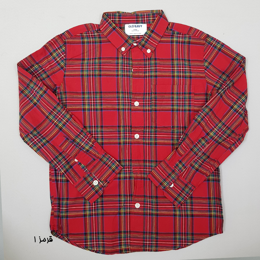 پیراهن پسرانه 20773 سایز 5 تا 18 سال مارک OLD NAVY