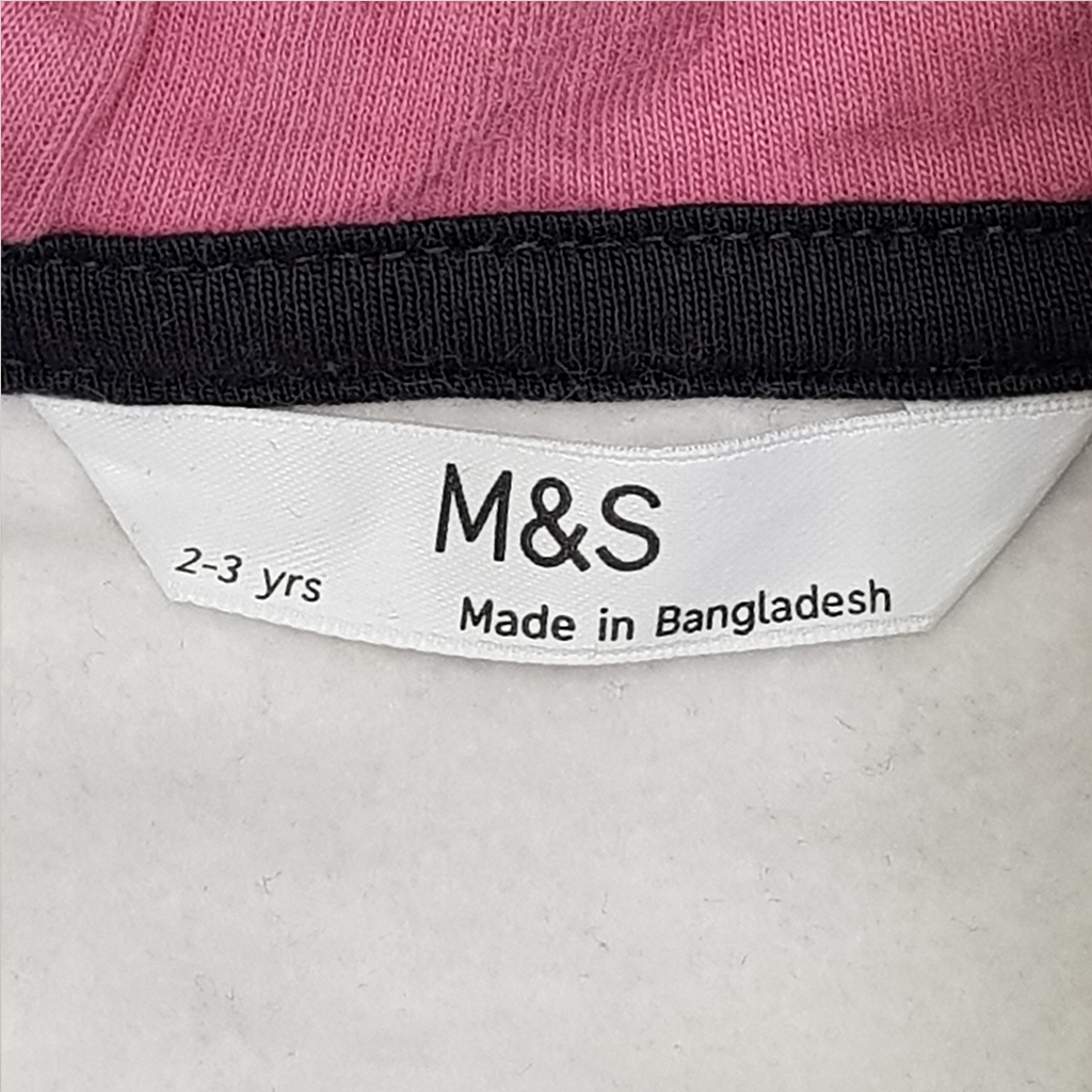 سویشرت دخترانه 20949 سایز 2 تا 7 سال مارک M&S