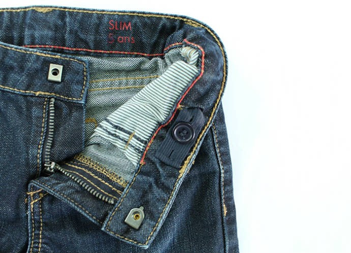 شلوار جینز پسرانه اسلیم 150024 سایز 4 تا 12 سال مارک KIDS محصول بنگلادش