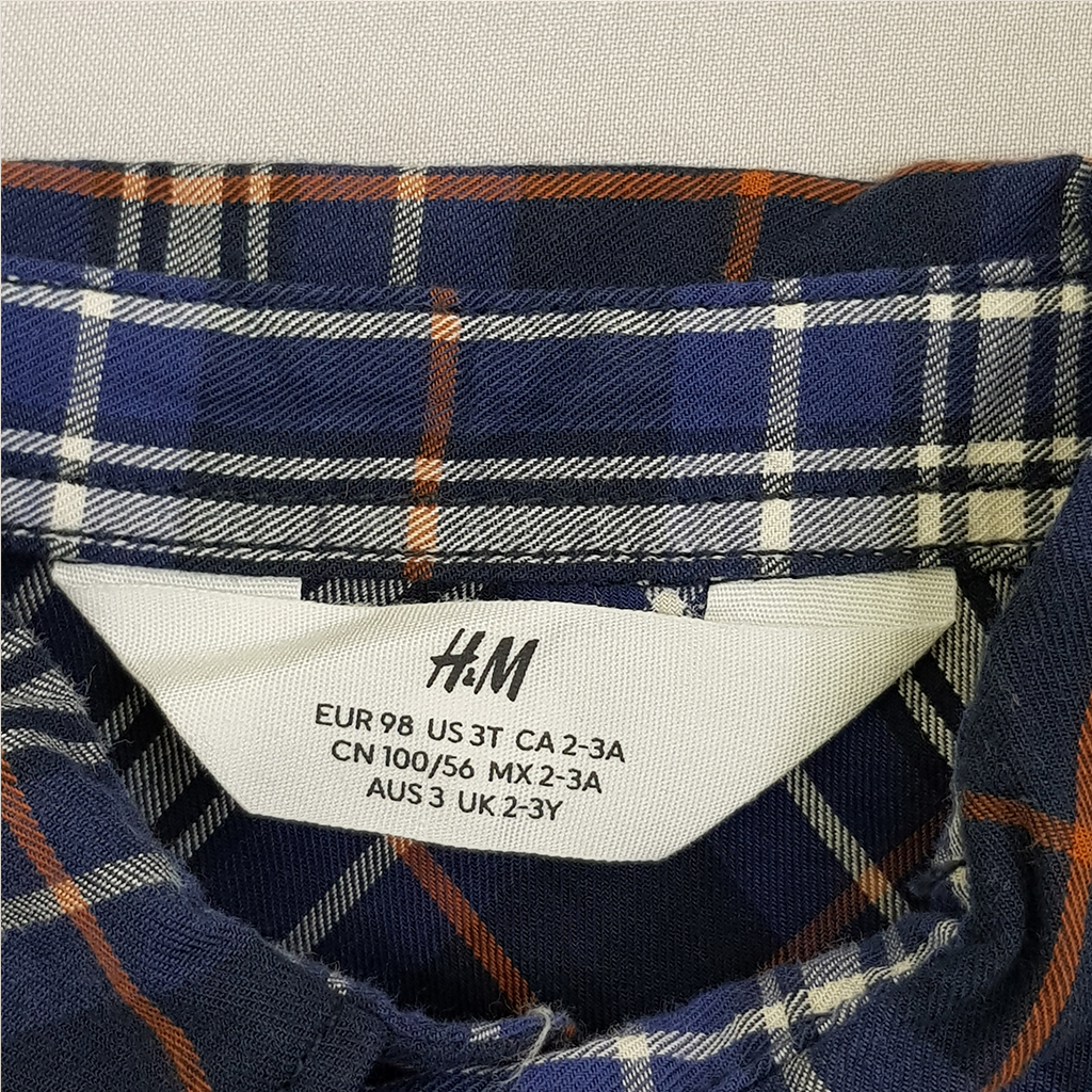 پیراهن پسرانه 20938 سایز 1 تا 12 سال مارک H&M