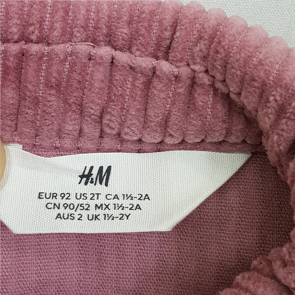 پیراهن بچگانه 20912 سایز 1.5 تا 10 سال مارک H&M