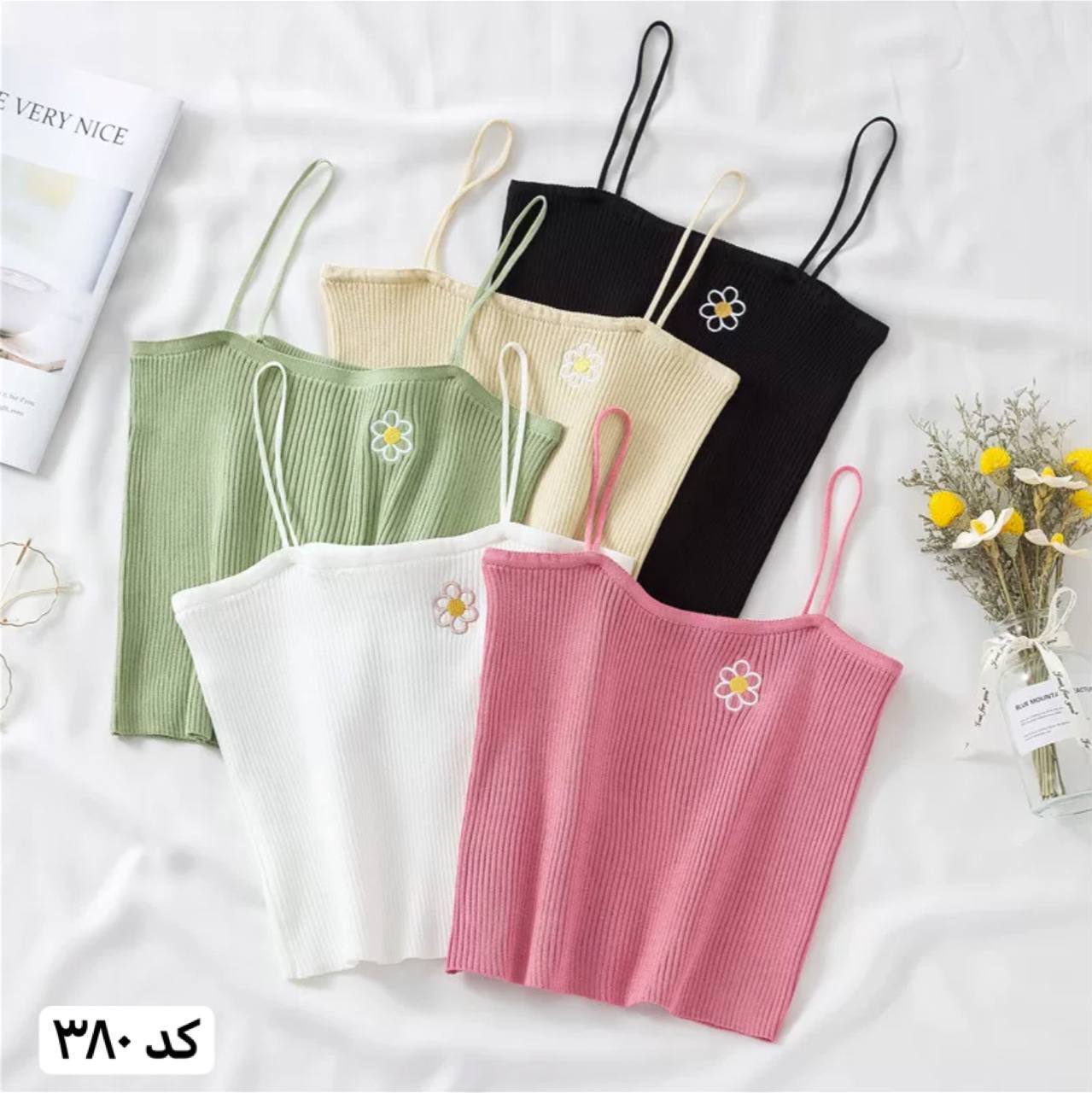 تاپ بافت فانتزی گپ گلدوزی زنانه کد 413294