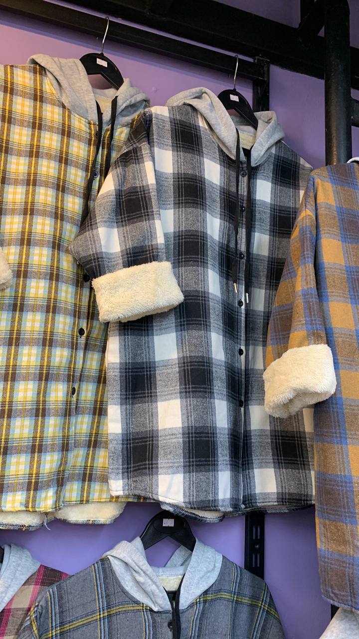 چهارخونه داخل خز زنانه کد 413356