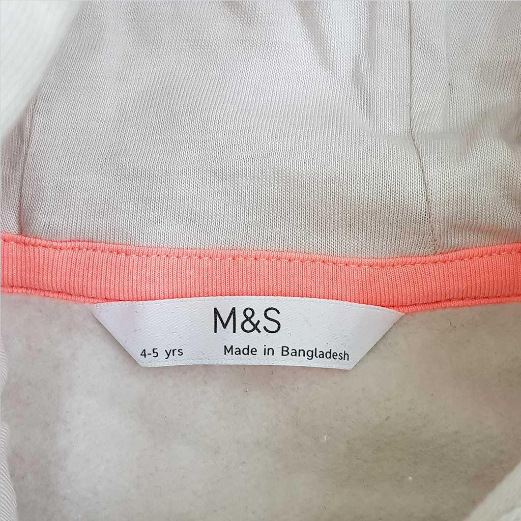 هودی دخترانه 21191 سایز 3 تا 8 سال کد 1 مارک M&S   *