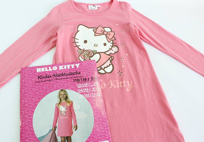 تونیک دخترانه 100144 سایز 5 تا 12 سال مارک HELLO KITTY محصول بنگلادش