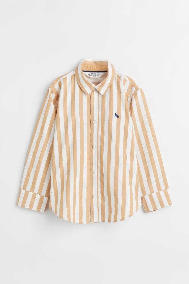 پیراهن پسرانه 21564 سایز 1.5 تا 10 سال کد 1 مارک H&M