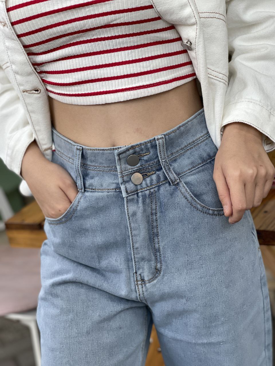 شلوار جین بگ زنانه کد 413689