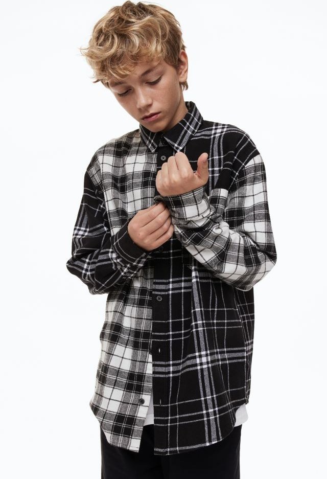 پیراهن 21566 سایز 8 تا 14 سال کد 1 مارک H&M